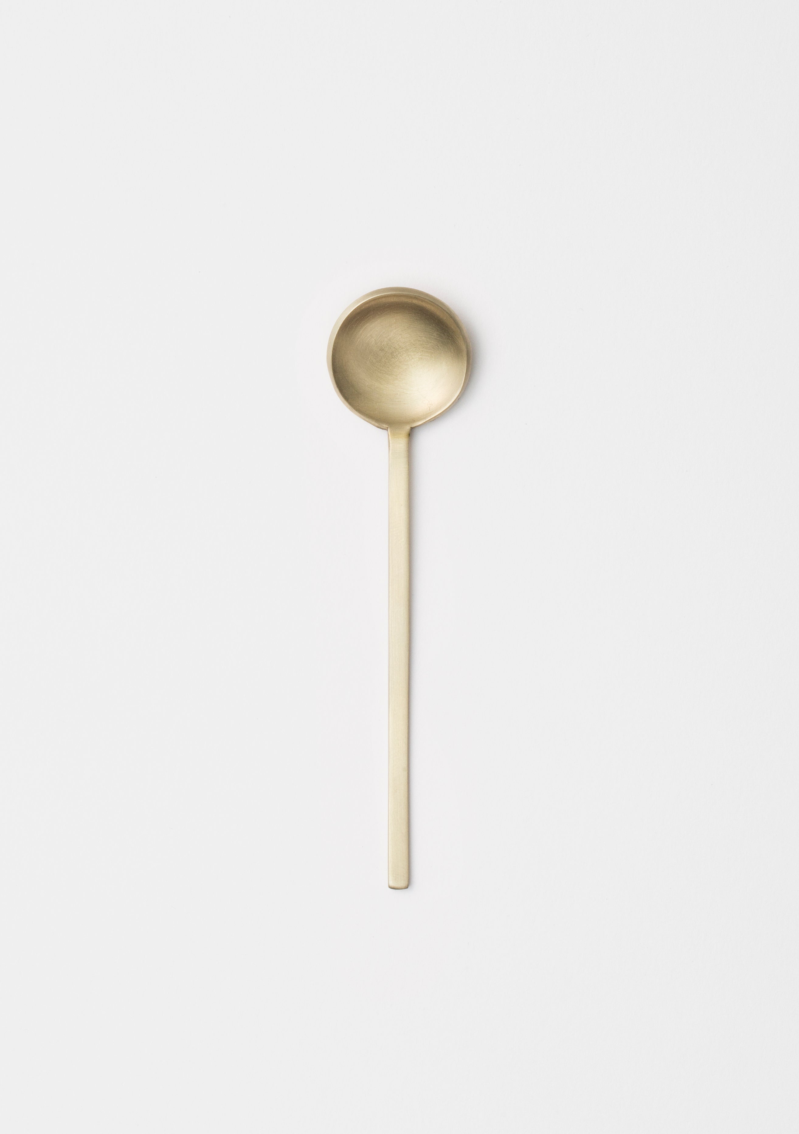 Fein Small Spoon. A small, artfully crafted spoon perfect for mixing coffee, measuring out salt, pepper or spices or scooping the flesh from smaller fruits. 