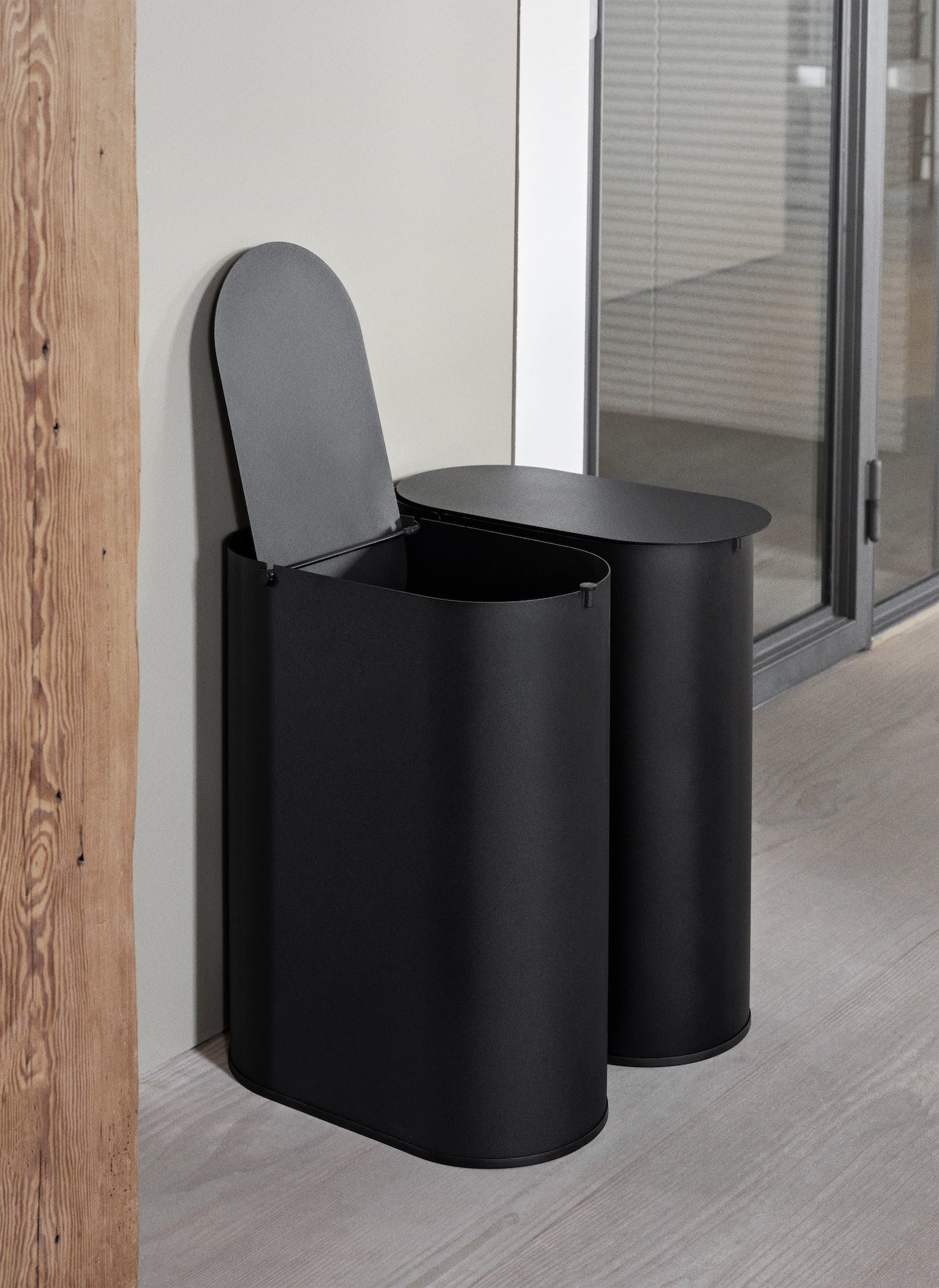 Enkel Bin. With a name derived from the Danish word for simple, the functional Enkel Bin offers an aesthetic solution to helping you sort your daily household waste while keeping the kitchen looking clean and tidy. 