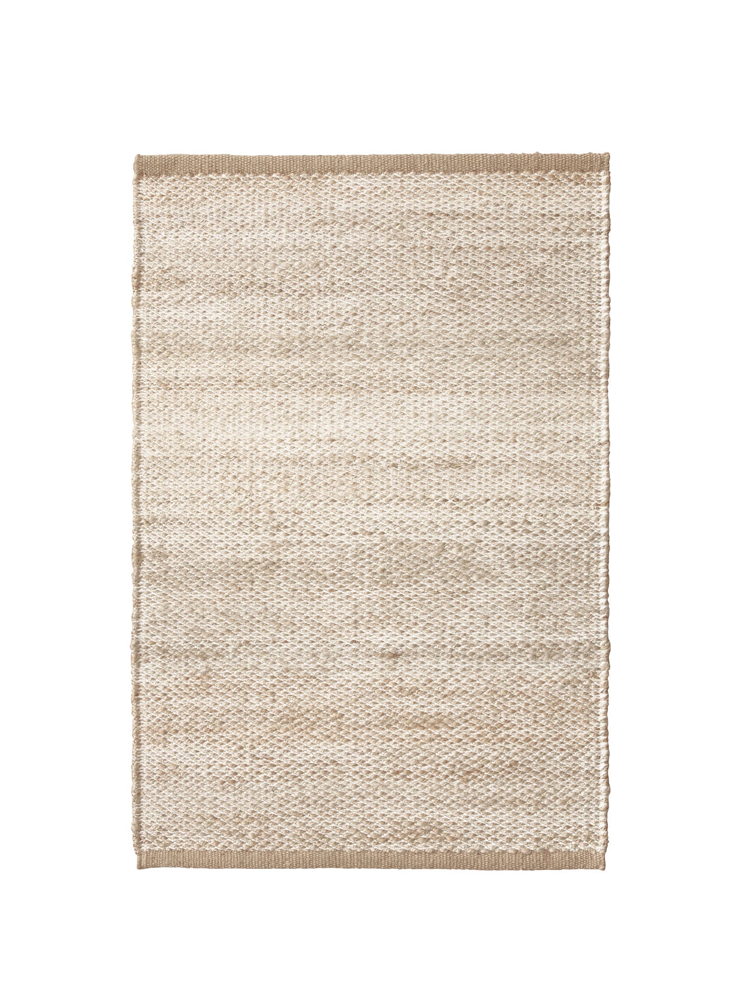 Ridge Jute & Wool Rug. A simple, fresh rug with gorgeous variation in hue and texture thanks to alternating lines of white and natural, un-dyed jute. 