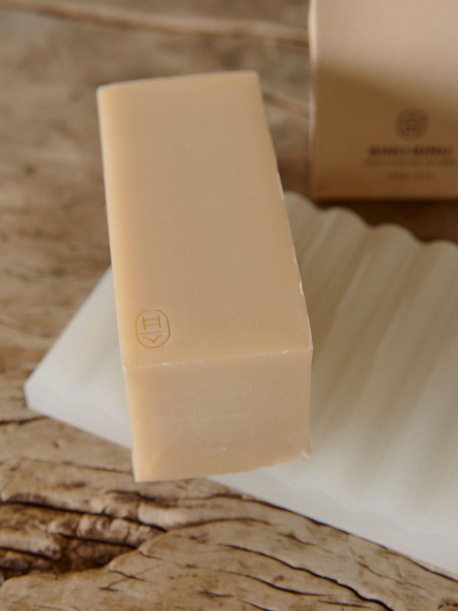 Boricha Tea Soap. Traditional, antioxidant-rich Korean tea made from roasted barley forms the basis of this conditioning soap alongside skin nourishing oils and purifying mountain clay.