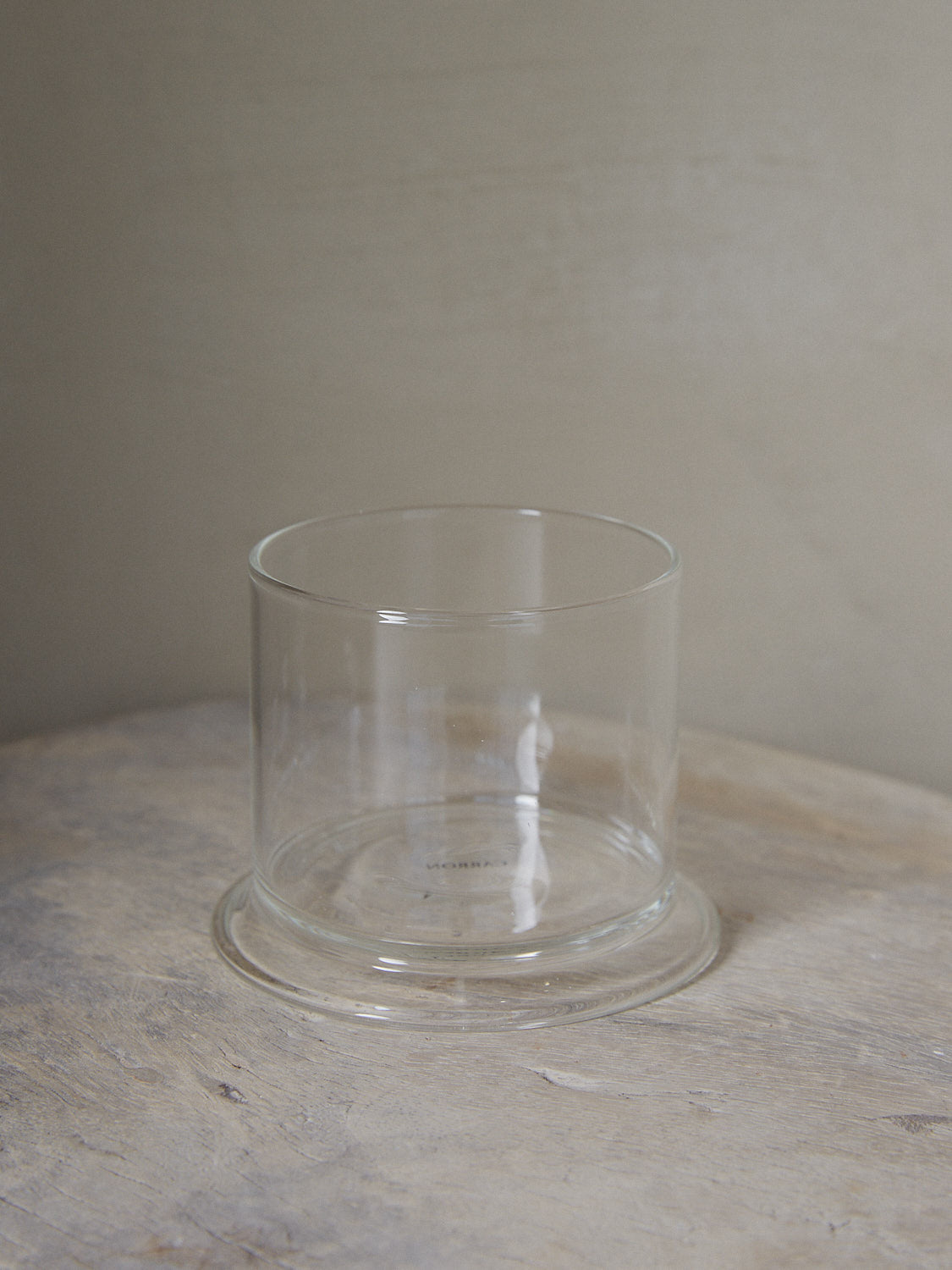 Small Paris Glass. Simple, understated drinking glass designed by Mathilde Carron-Astier de Villatte and mouth blown in borosilicate glass.