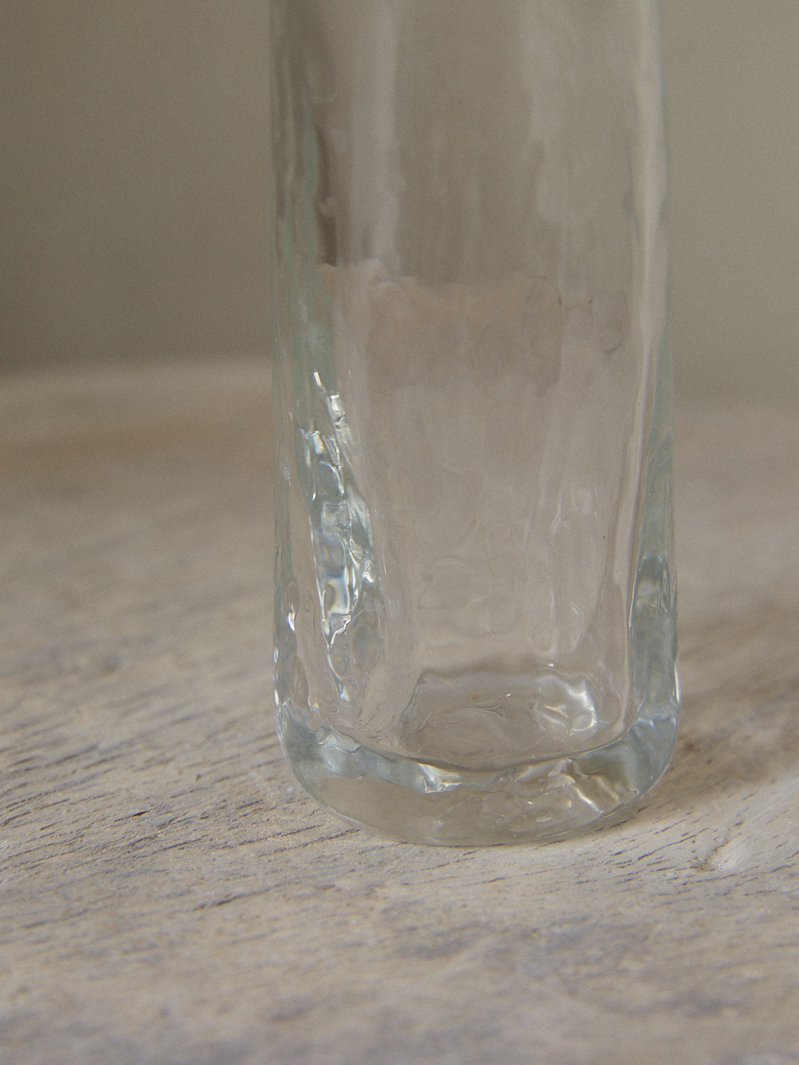 Organic Shot Glass. Tall and slim handblown shot glass designed for entertaining.