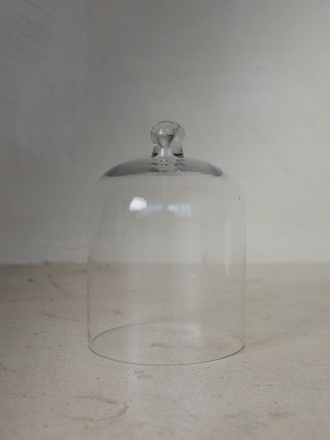 Glass Cloche. Decorative dome shaped glass cloche candle cover designed to protect candle when not in use
