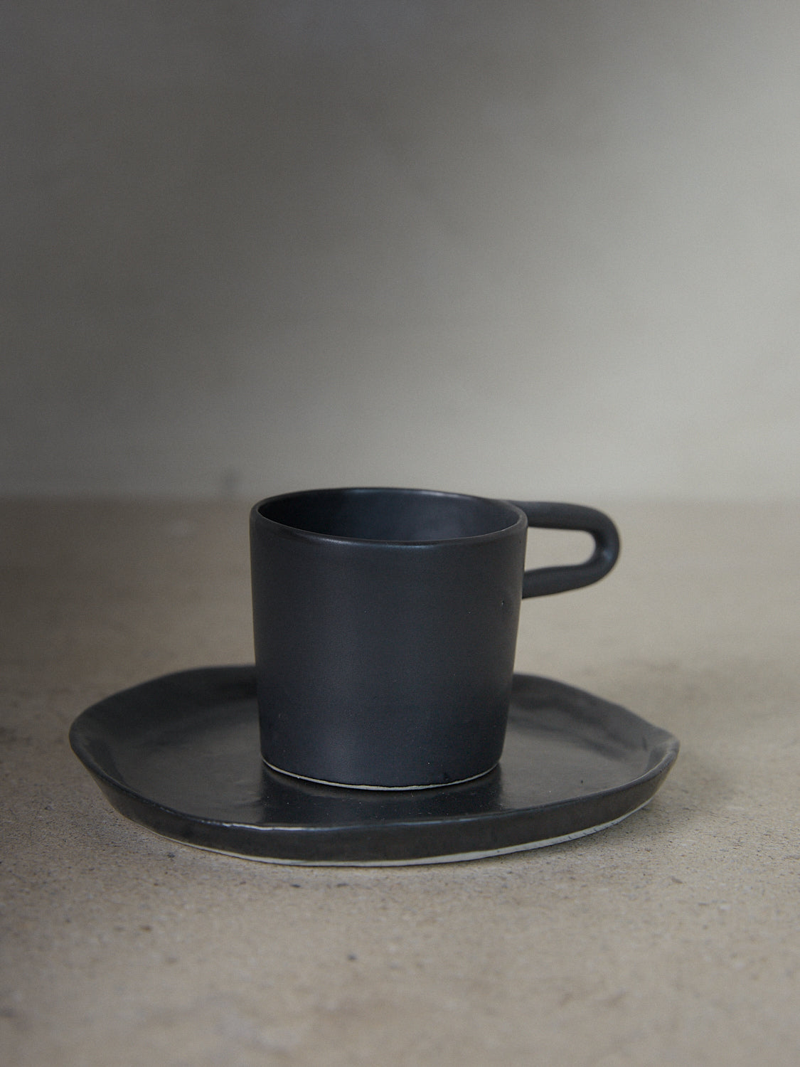 Black Raw Espresso Cup Set