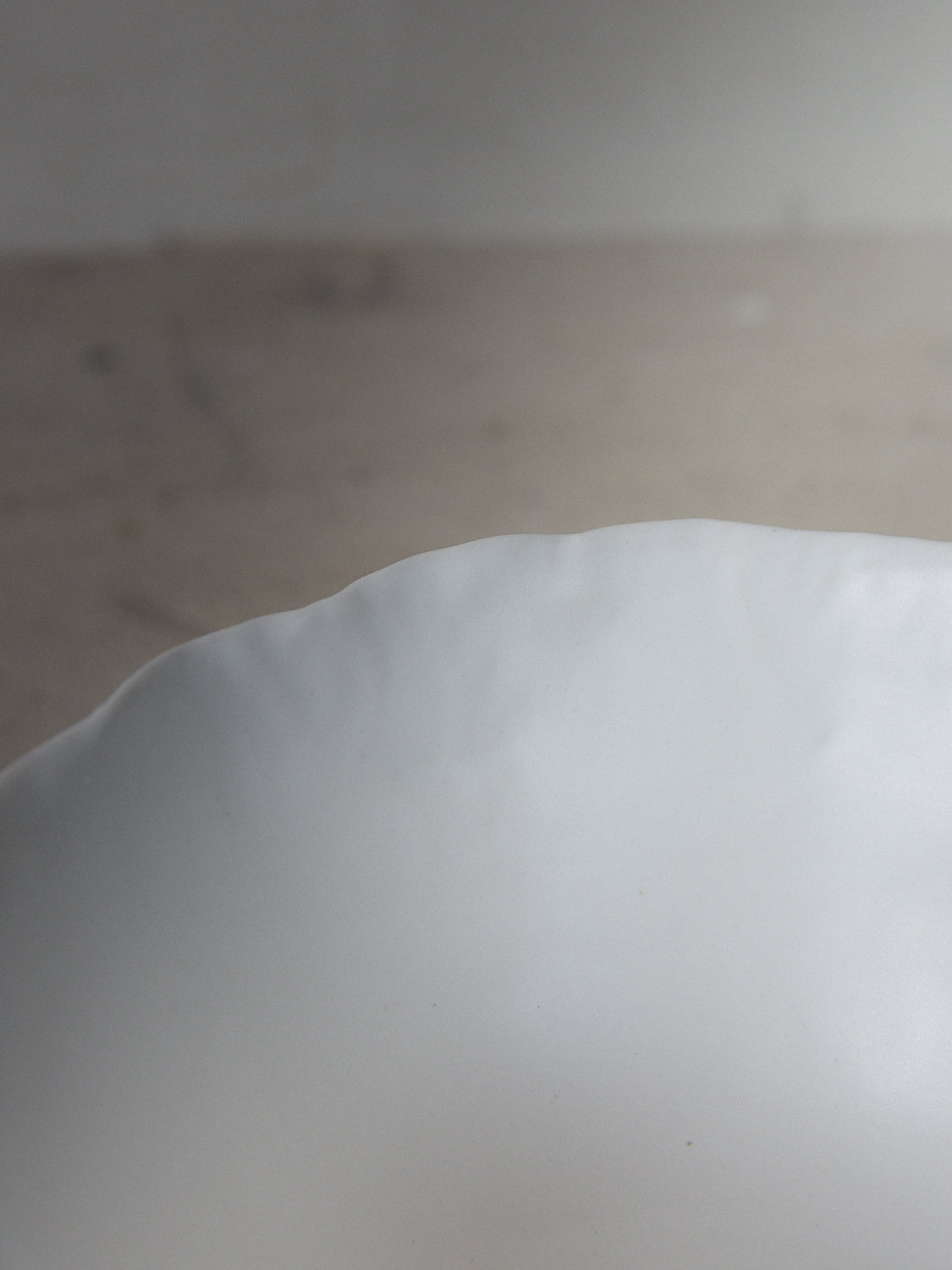 Raw Cereal Bowl. Deep, stackable handmade cereal bowl designed to complement your mornings in classic matte white stoneware. 